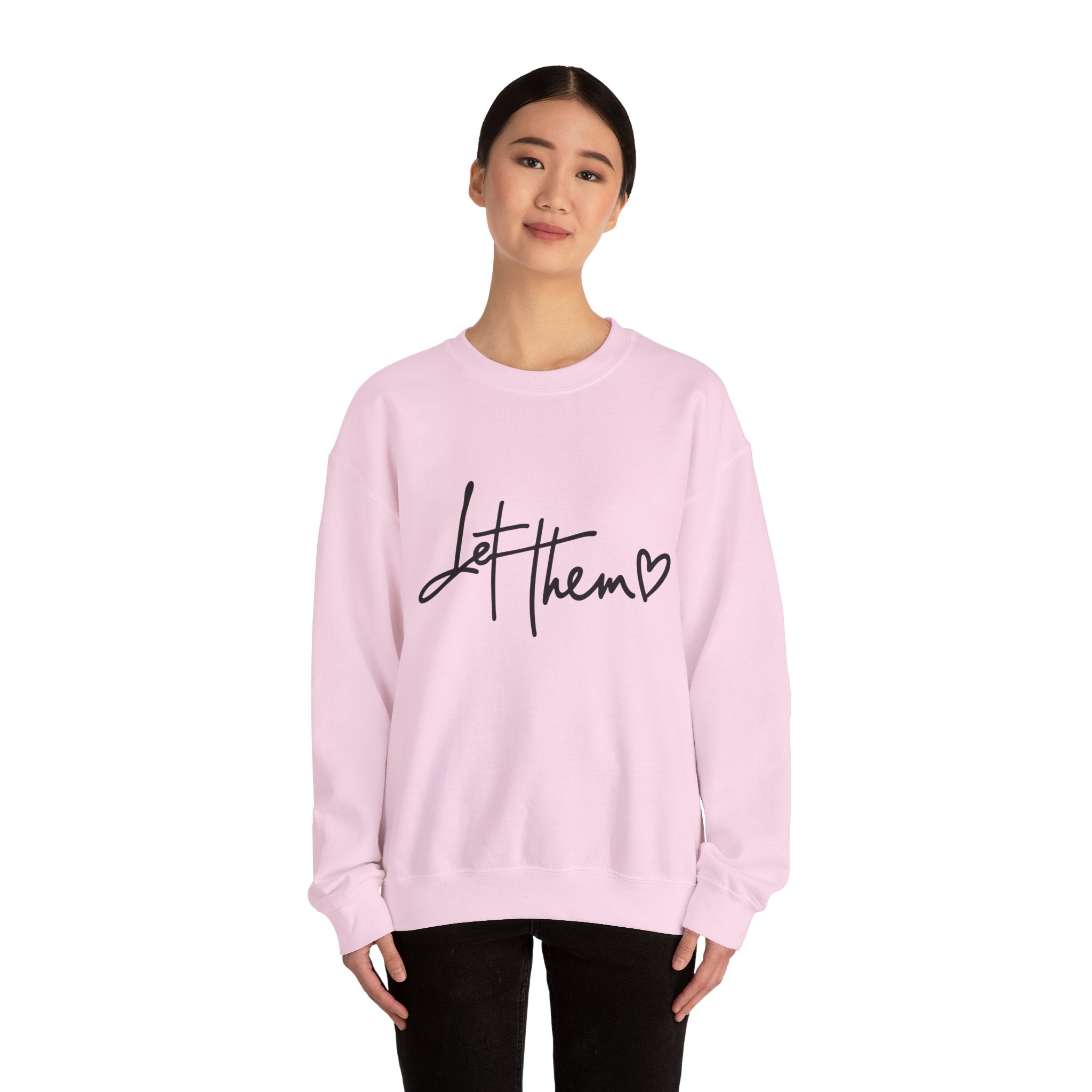 Let Them Be Cozy Sweatshirt, Unisex Crewneck, Motivational Apparel, Casual Outfit, Gift for Her/Him, Everyday Wear