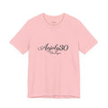 Anjoly30 Boutique Logo Tee – Elegant Script Short Sleeve T-Shirt