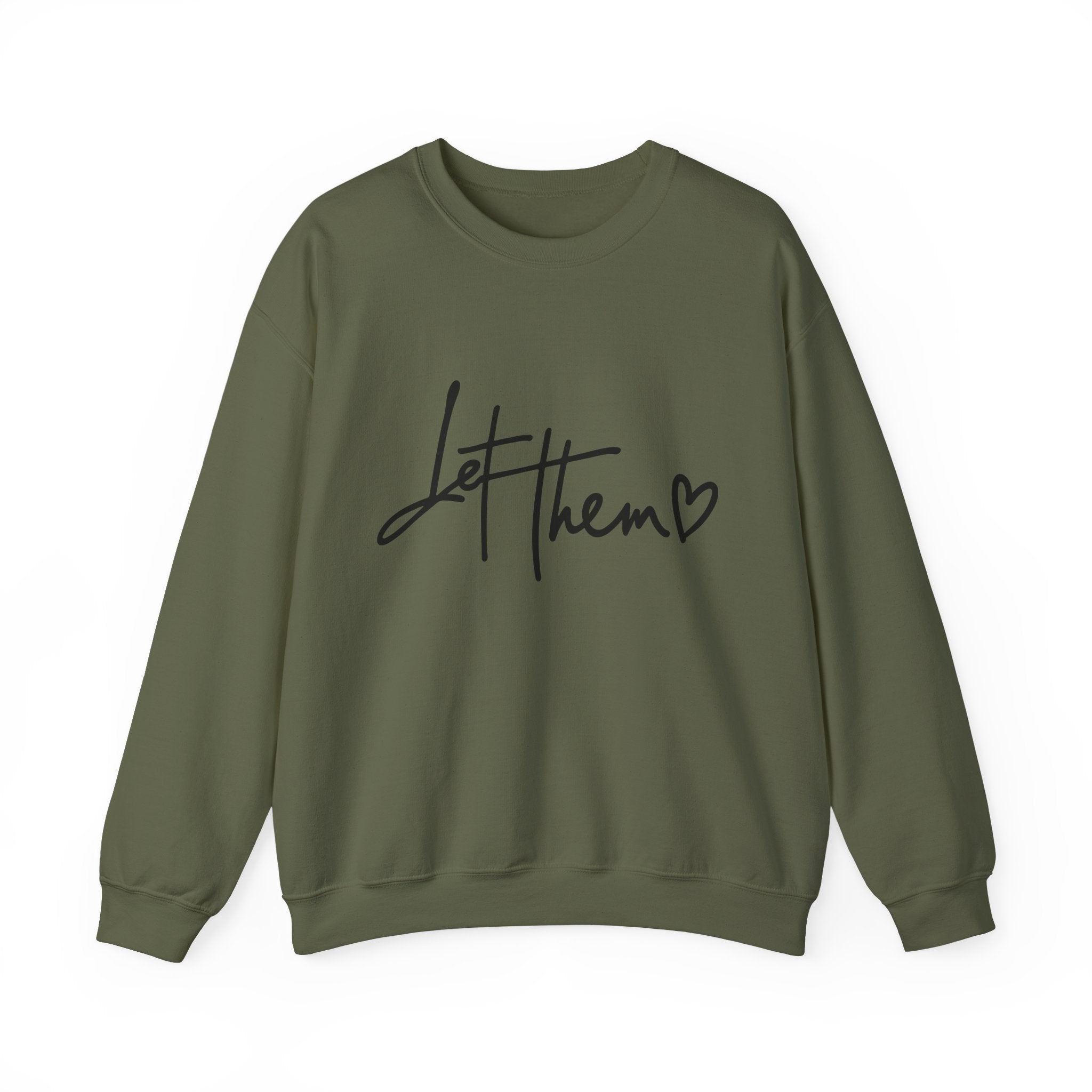 Let Them Be Cozy Sweatshirt, Unisex Crewneck, Motivational Apparel, Casual Outfit, Gift for Her/Him, Everyday Wear