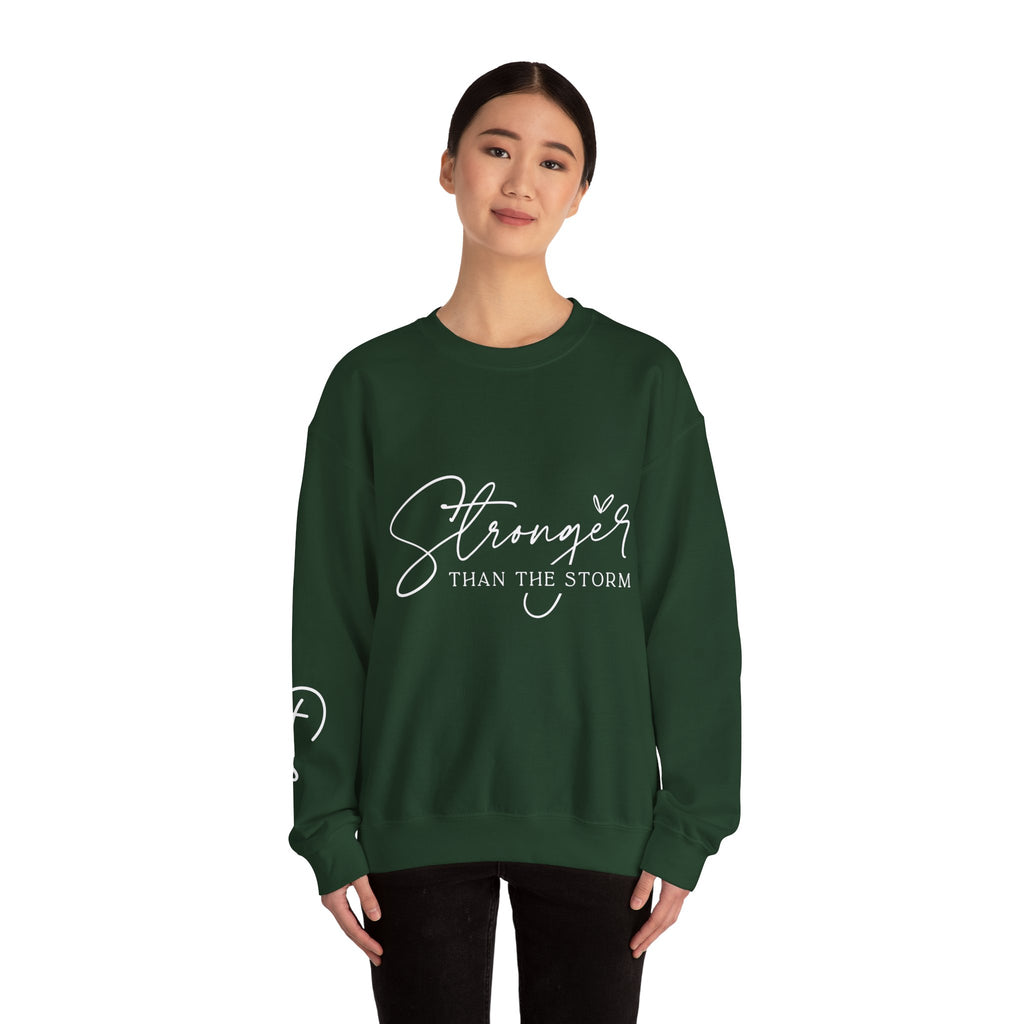 Strong & Resilient Crewneck Sweatshirt, Inspirational Apparel, Cozy Gift, Motivational Fashion, Everyday Comfort, Perfect for Self-Care