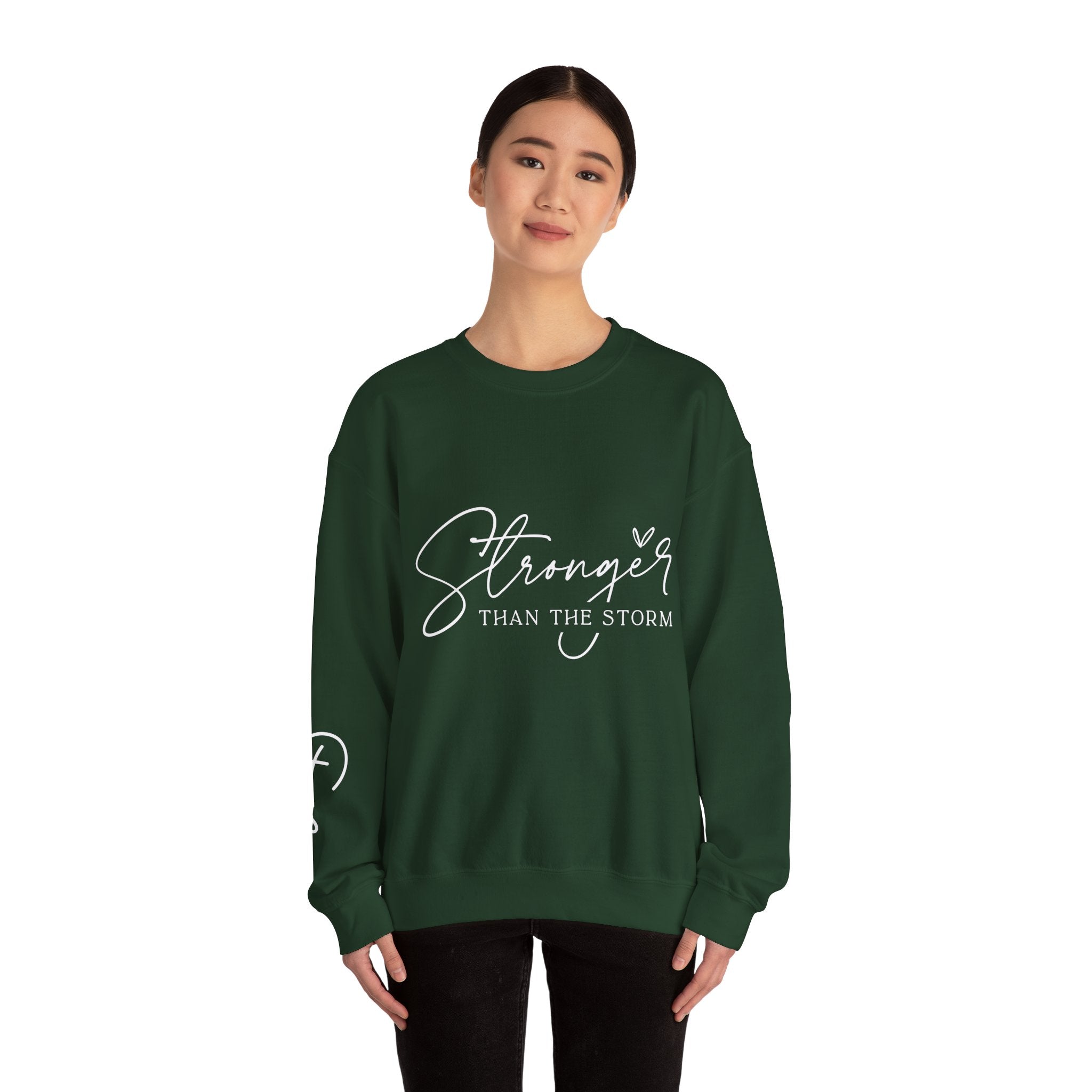 Strong & Resilient Crewneck Sweatshirt, Inspirational Apparel, Cozy Gift, Motivational Fashion, Everyday Comfort, Perfect for Self-Care