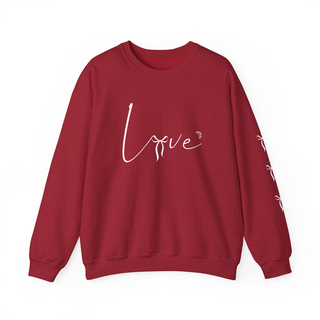 Love Script Crewneck Sweatshirt — Cozy Valentine’s Day Gift