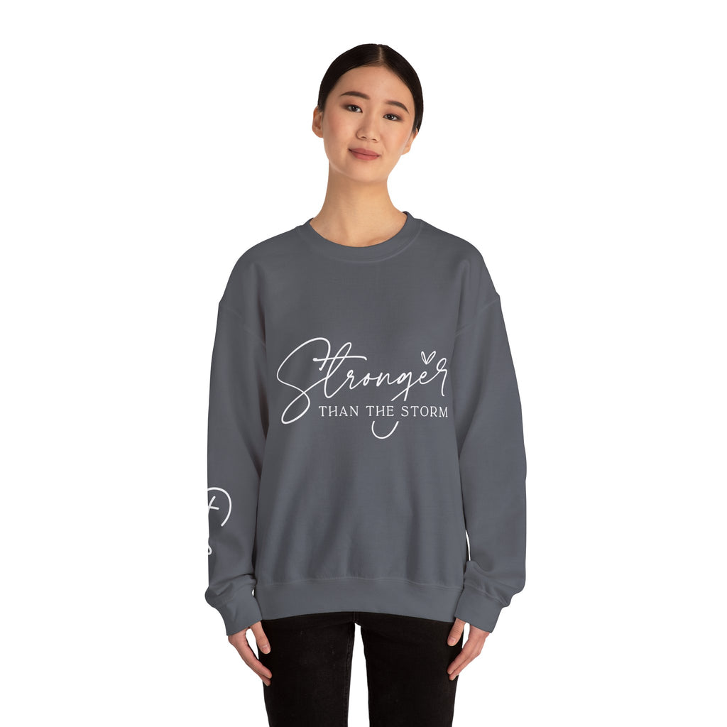 Strong & Resilient Crewneck Sweatshirt, Inspirational Apparel, Cozy Gift, Motivational Fashion, Everyday Comfort, Perfect for Self-Care