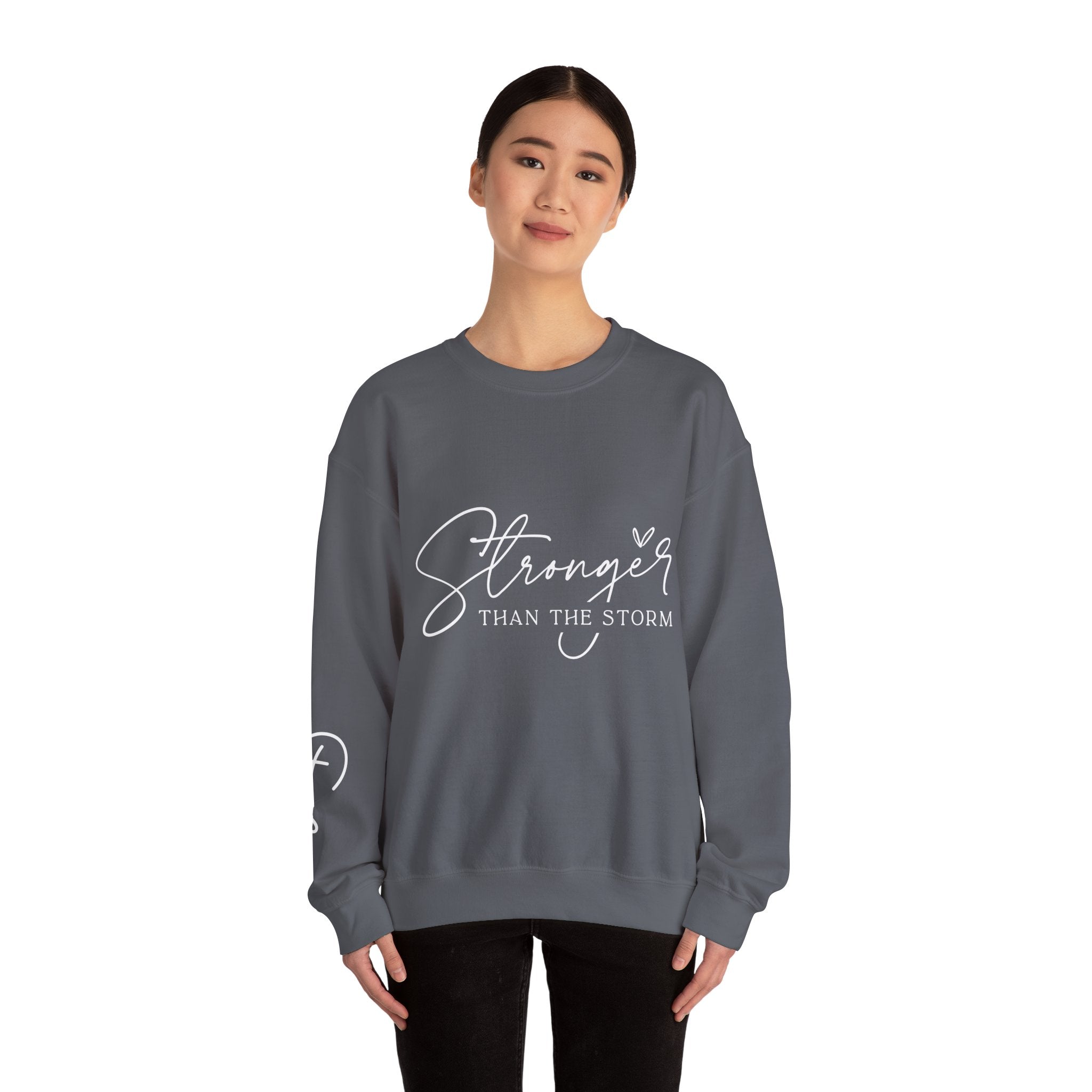 Strong & Resilient Crewneck Sweatshirt, Inspirational Apparel, Cozy Gift, Motivational Fashion, Everyday Comfort, Perfect for Self-Care