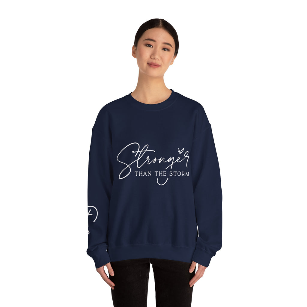 Strong & Resilient Crewneck Sweatshirt, Inspirational Apparel, Cozy Gift, Motivational Fashion, Everyday Comfort, Perfect for Self-Care