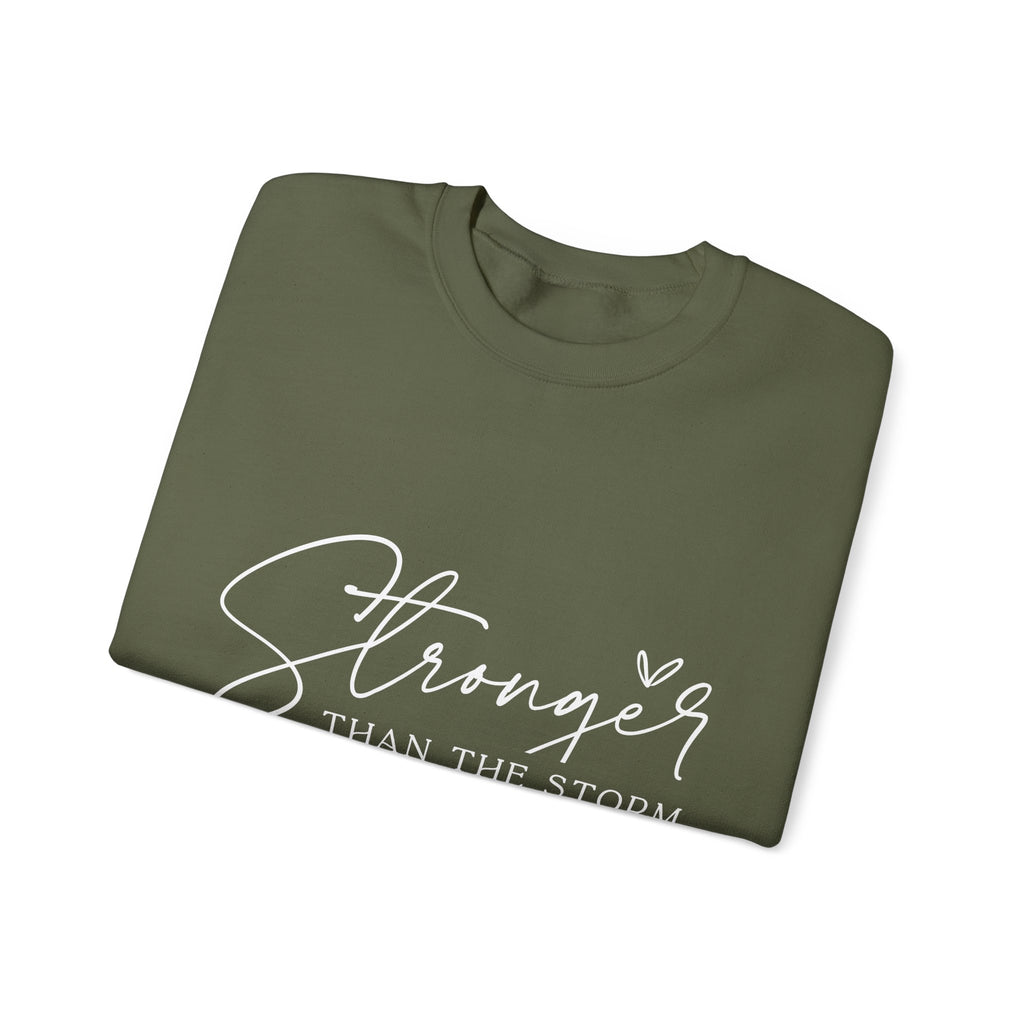 Strong & Resilient Crewneck Sweatshirt, Inspirational Apparel, Cozy Gift, Motivational Fashion, Everyday Comfort, Perfect for Self-Care