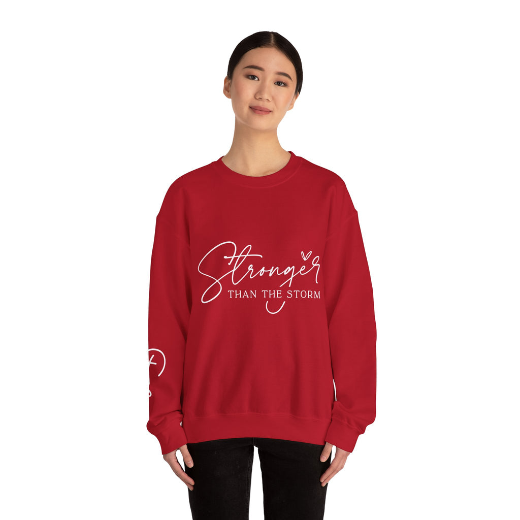 Strong & Resilient Crewneck Sweatshirt, Inspirational Apparel, Cozy Gift, Motivational Fashion, Everyday Comfort, Perfect for Self-Care