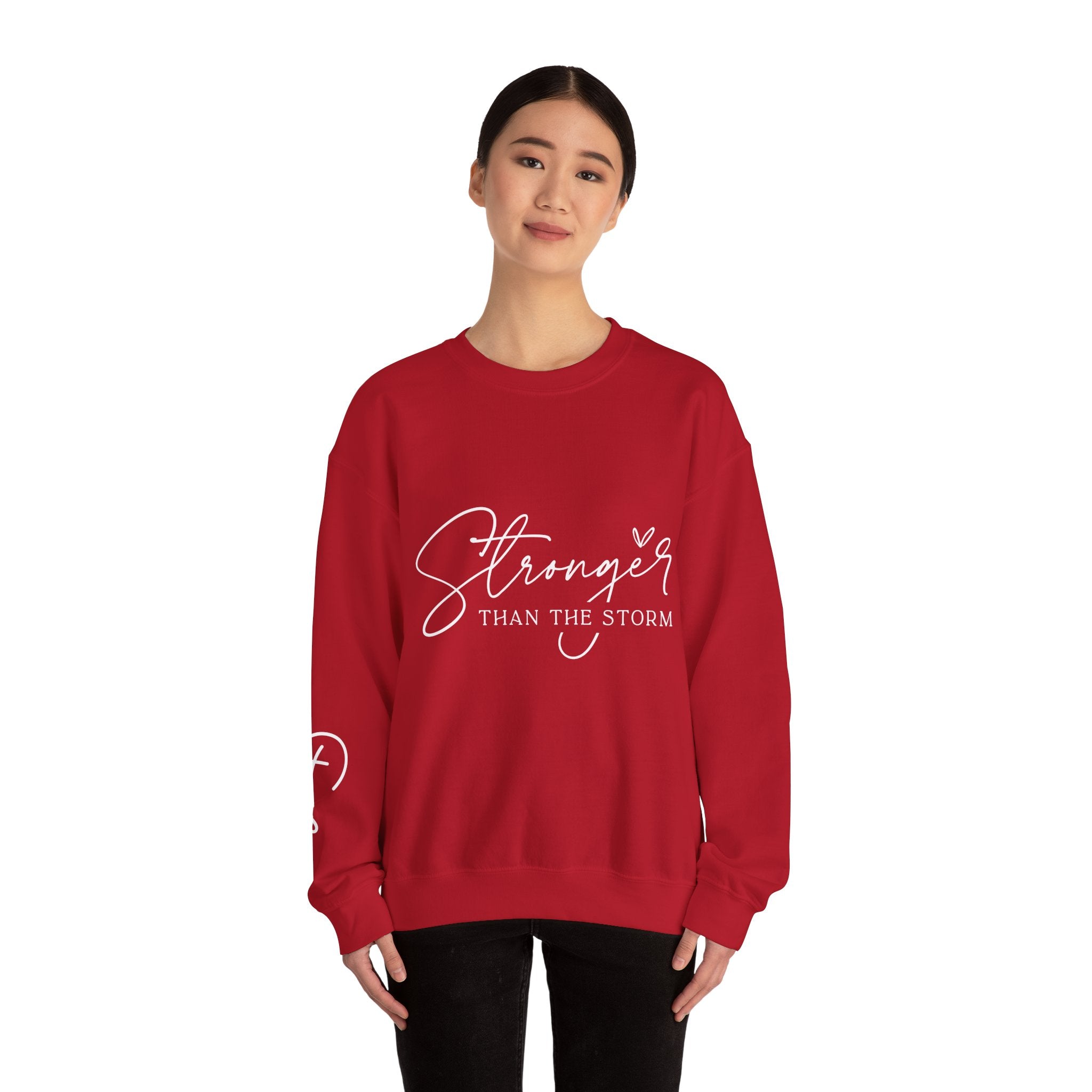 Strong & Resilient Crewneck Sweatshirt, Inspirational Apparel, Cozy Gift, Motivational Fashion, Everyday Comfort, Perfect for Self-Care