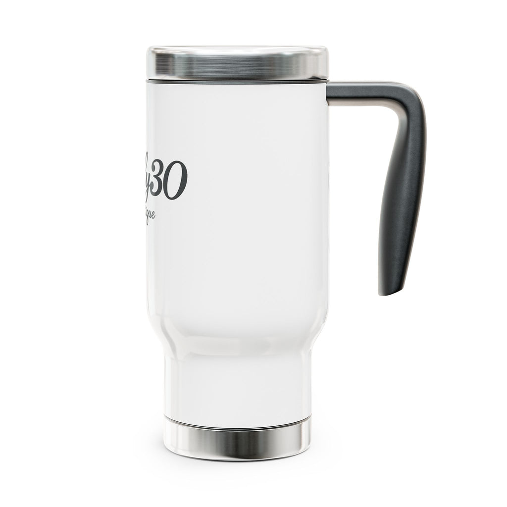 Anjoly30 Boutique 14oz Stainless Travel Mug with Handle