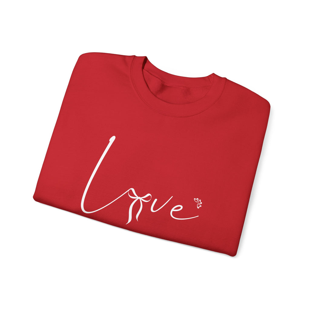 Love Script Crewneck Sweatshirt — Cozy Valentine’s Day Gift