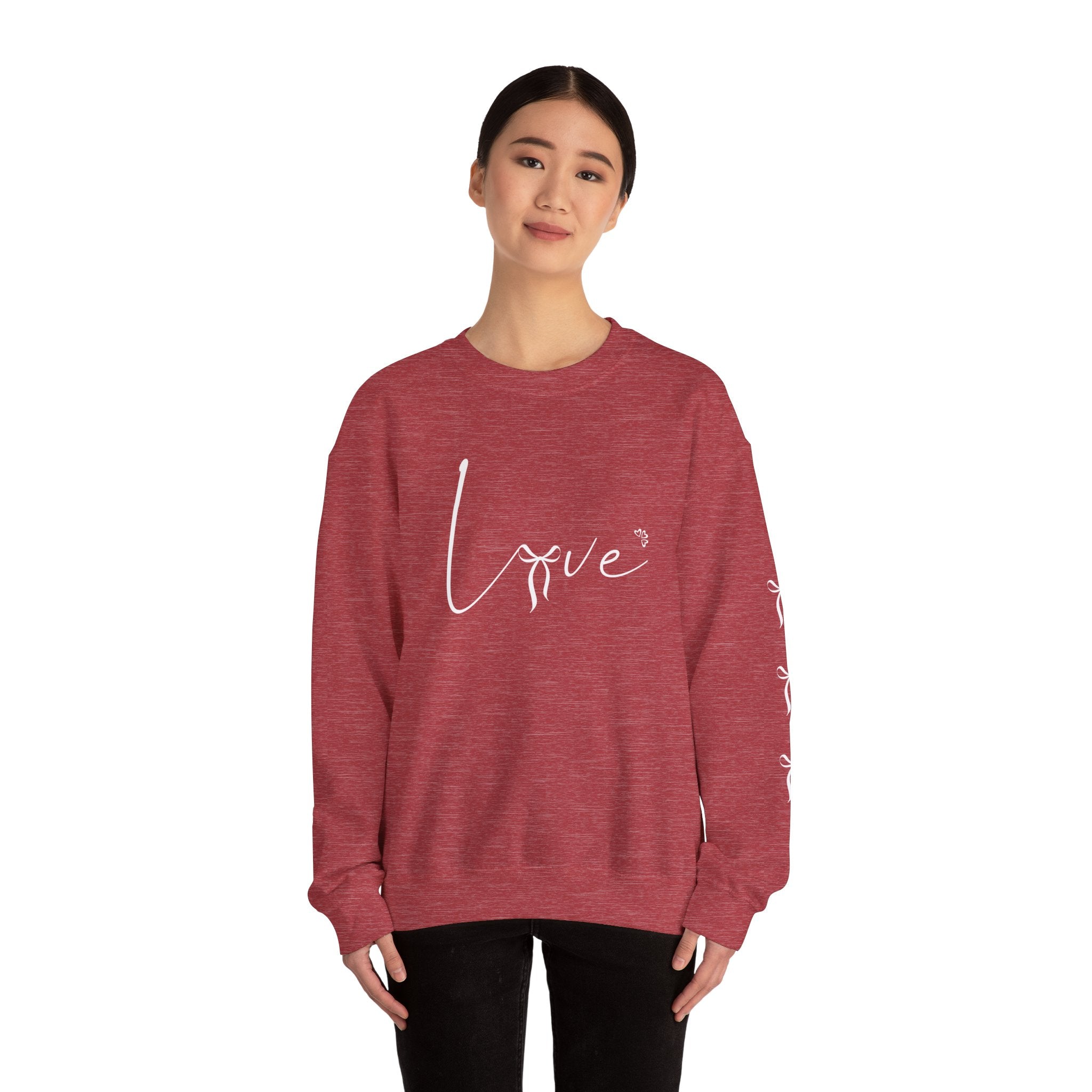 Love Script Crewneck Sweatshirt — Cozy Valentine’s Day Gift