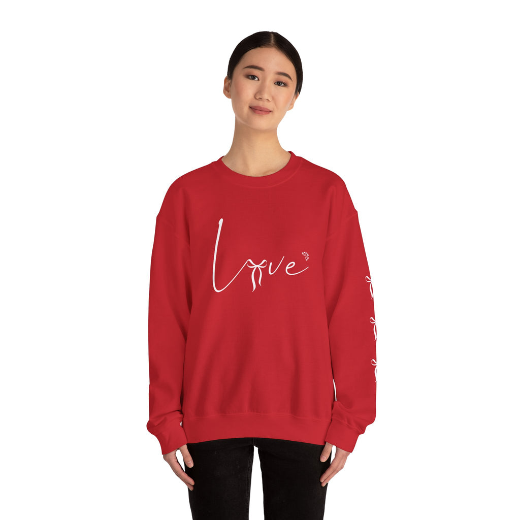 Love Script Crewneck Sweatshirt — Cozy Valentine’s Day Gift