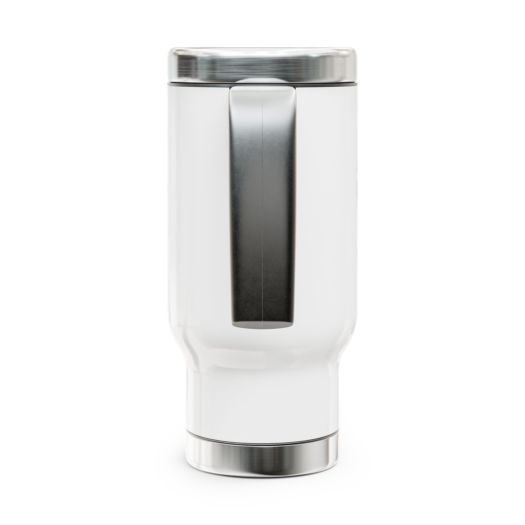 Boy Mom Stainless Steel Travel Mug with Handle - 14oz Insulated Coffee Tumbler