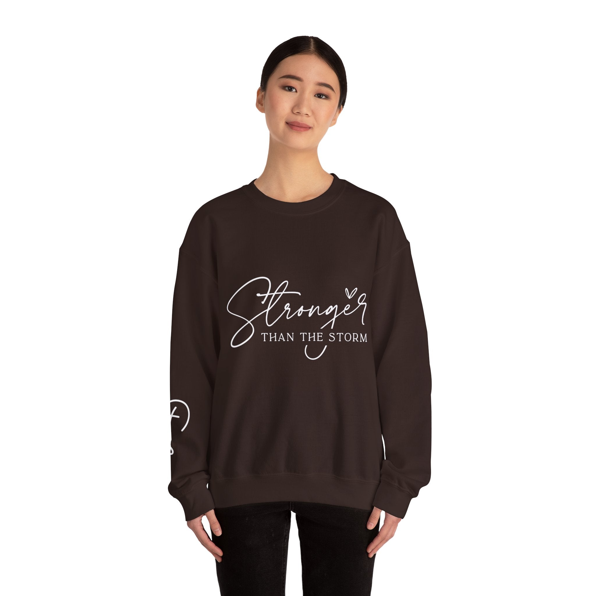 Strong & Resilient Crewneck Sweatshirt, Inspirational Apparel, Cozy Gift, Motivational Fashion, Everyday Comfort, Perfect for Self-Care