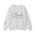 Stronger Than the Storm Sweatshirt, Inspirational Crewneck, Unisex Comfort, Gift for Her, Cozy Casual Wear