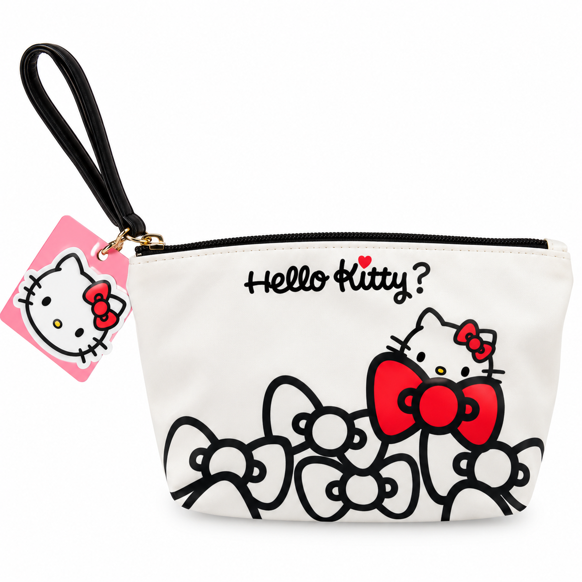 Hello Kitty Bow Wristlet Pouch