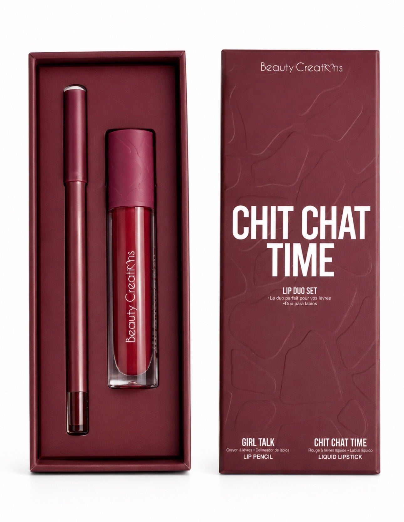 Beauty Creations Chit Chat Time Lip Duo Set