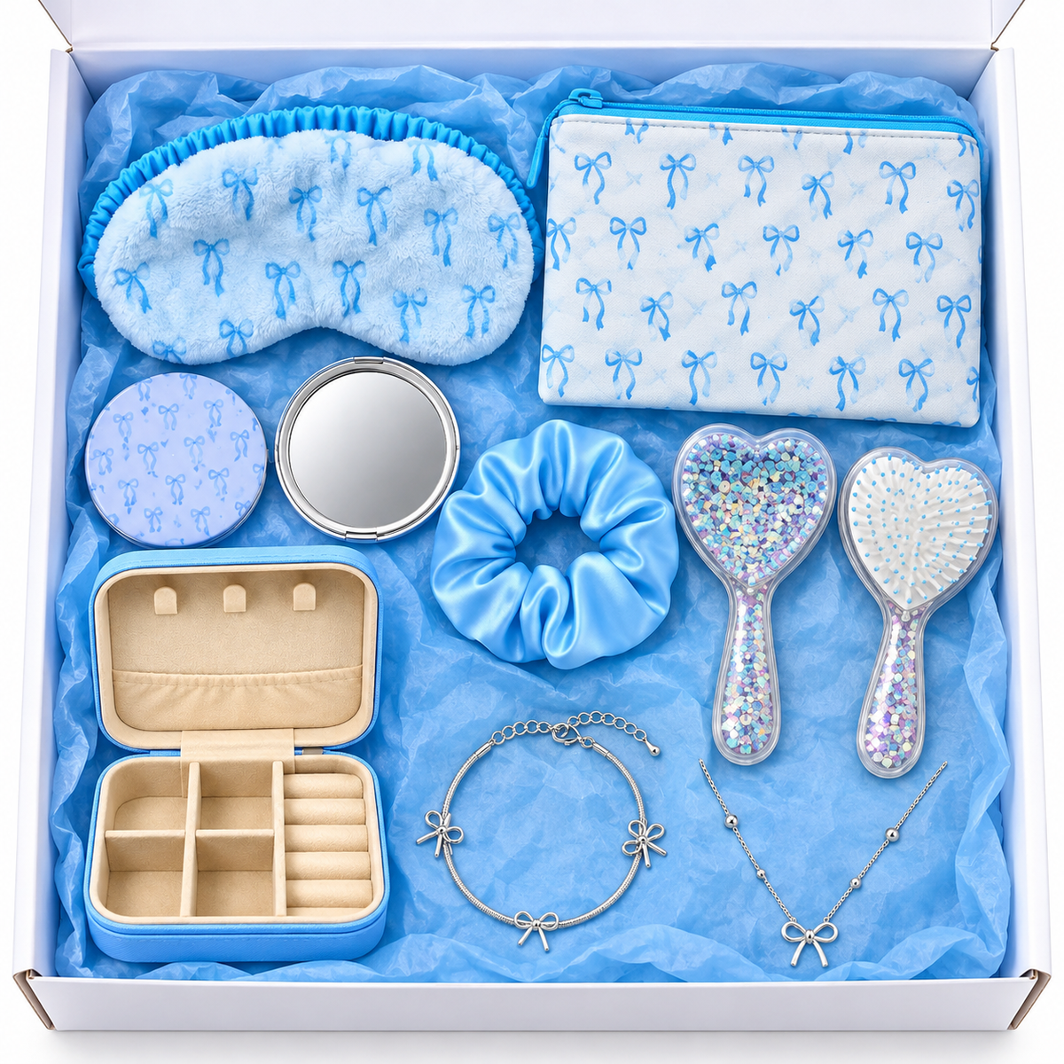 Blue Bow Beauty Gift Box