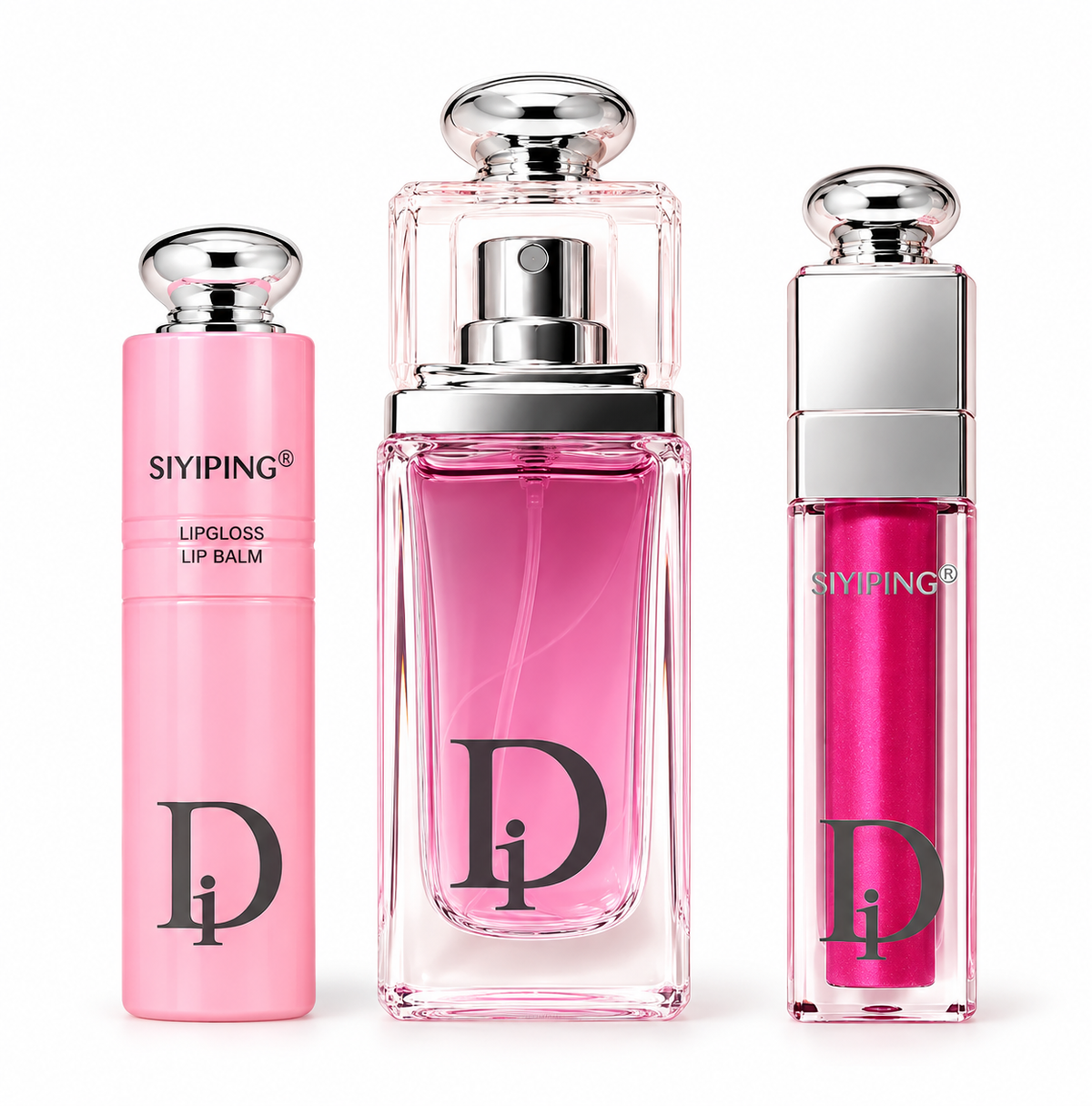 Siyiping 3-in-1 Perfume, Lip Gloss & Lip Balm Set