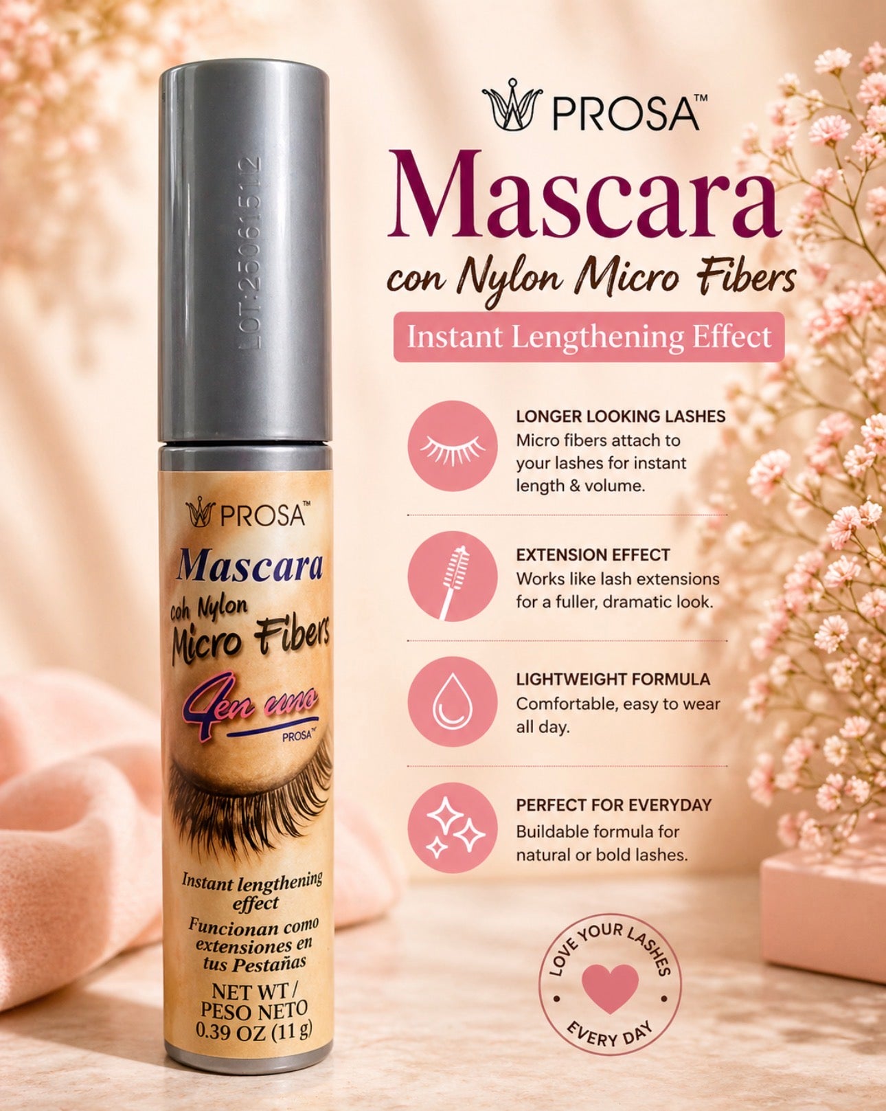 PROSA Mascara (Micro Fibers)
