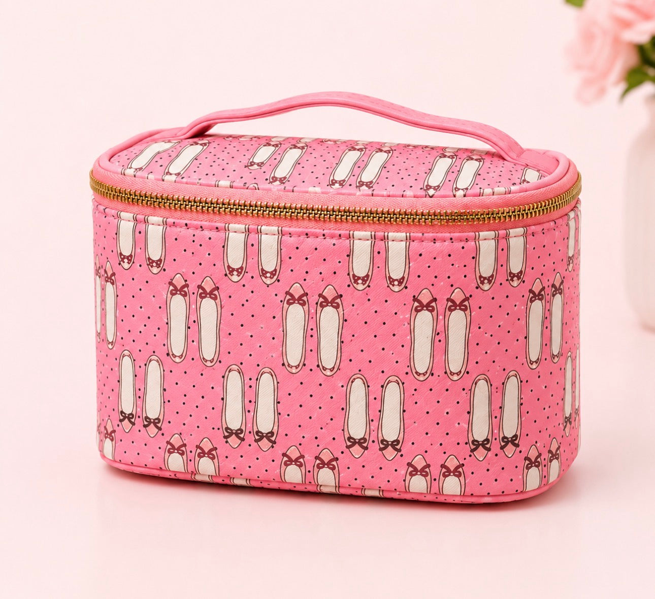 Travel Pink Makeup Bag